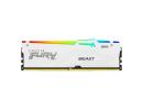 Kingston 32GB 6000MT/s DDR5 CL30 FURY Beast White RGB EXPO